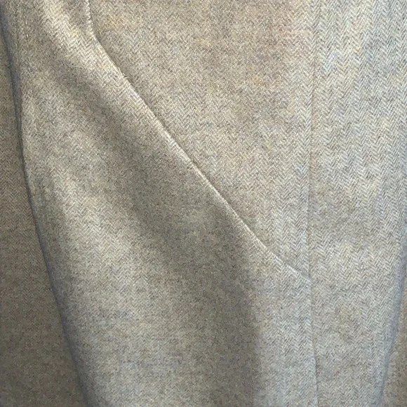 MAGASCHONI wool sheath dress with PU leather trim - Picture 5 of 10